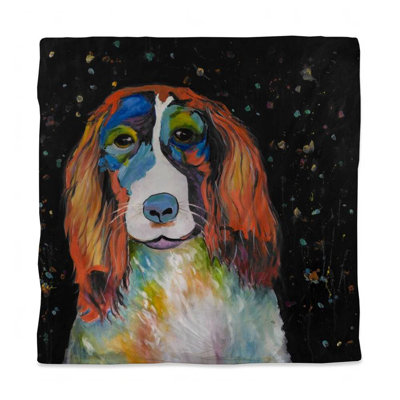 Colorful Dog Blue Livingroom Duvet Cover - Home Decor