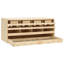 Fidelia Chicken Laying Nest with Compartments Hen Nesting Boxes Solid Wood Pine