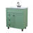  30'' Olive Green Freestanding Single Bathroom Vanity With Ceramic Top
