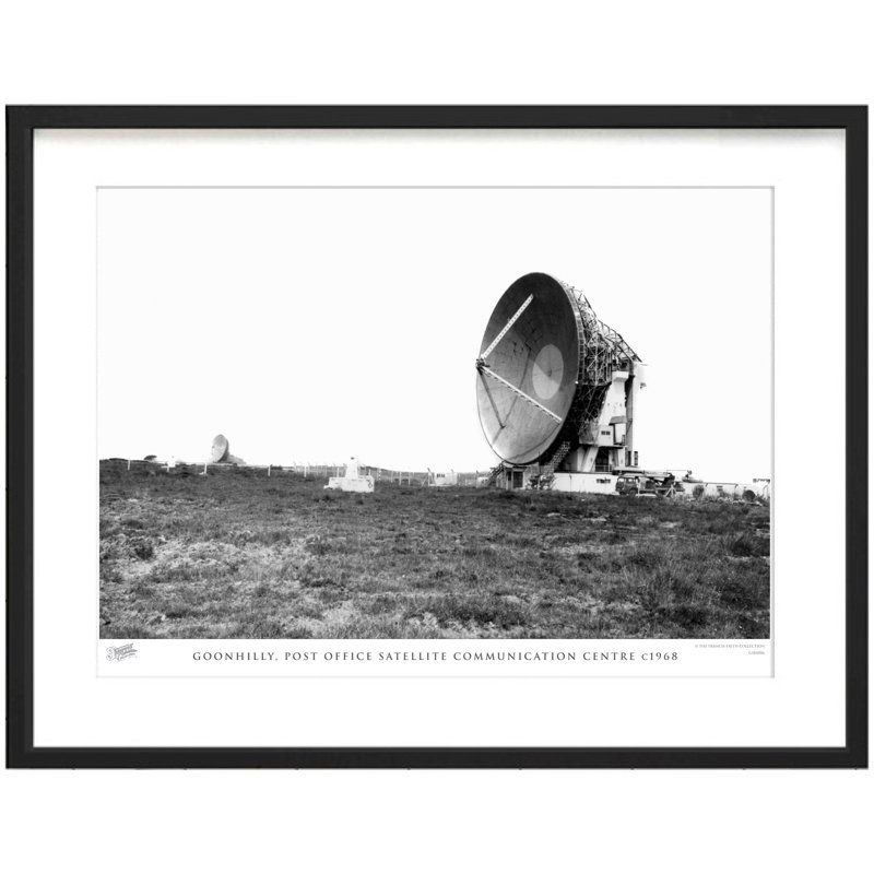 Goonhilly, Post Office Satellite Communication Centre C1968 - Single Picture Frame Print, 28cm H x 36cm W x 2.3cm D