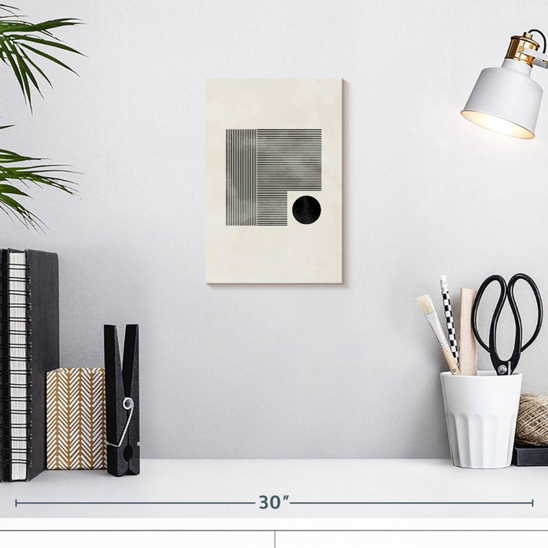 Carré minimaliste Avery, H 12 po x l 8 po