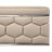 71" Beige And Silver Genuine Leather Loveseat