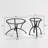 Tempered Glass Surface Coffee Table Set