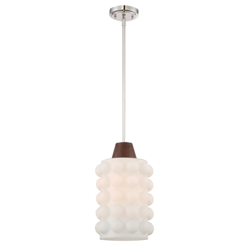 Luminaire suspendu cylindrique unique 1 lumières Mikhail