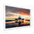 White Single Picture Framed
