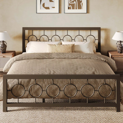 Mauppin Metal Slat Bed