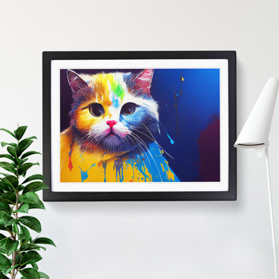 Cat Painted Vol.1 - Framed Print