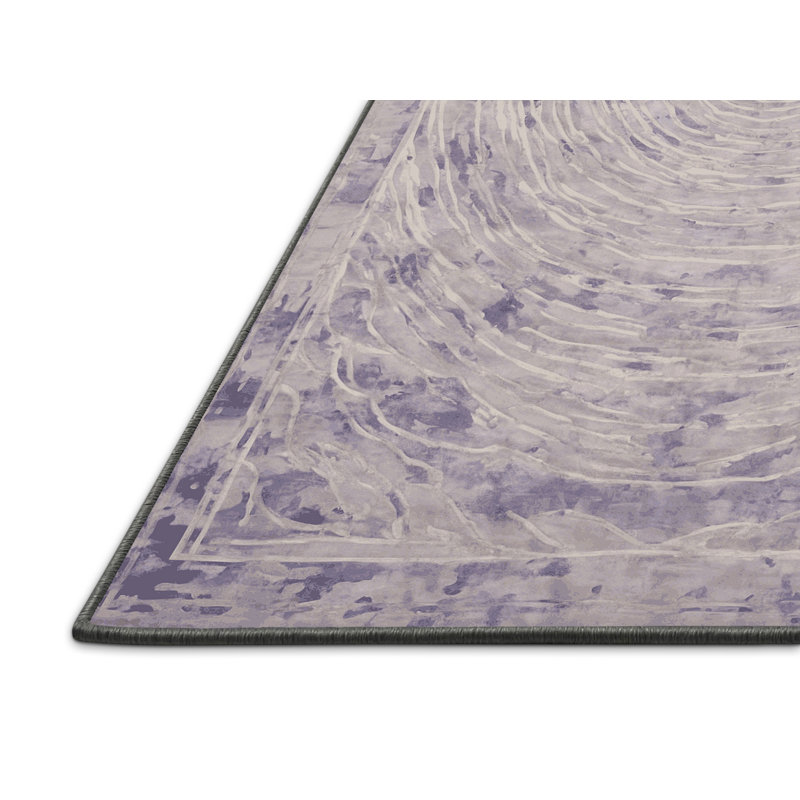 Tapis gris soyeux et moelleux, Tapis de couloir 2 pi x 4 pi