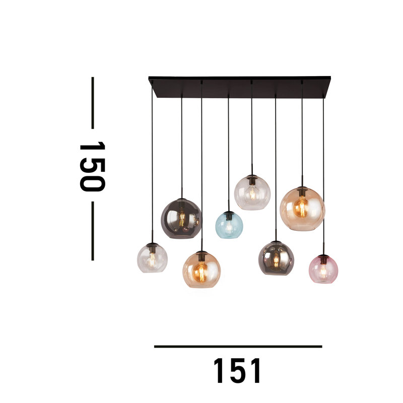 Earnestine 8-Light Kitchen Island Chandelier