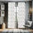 Floral Semi-Sheer Rod Pocket Curtain Panels-45991082
