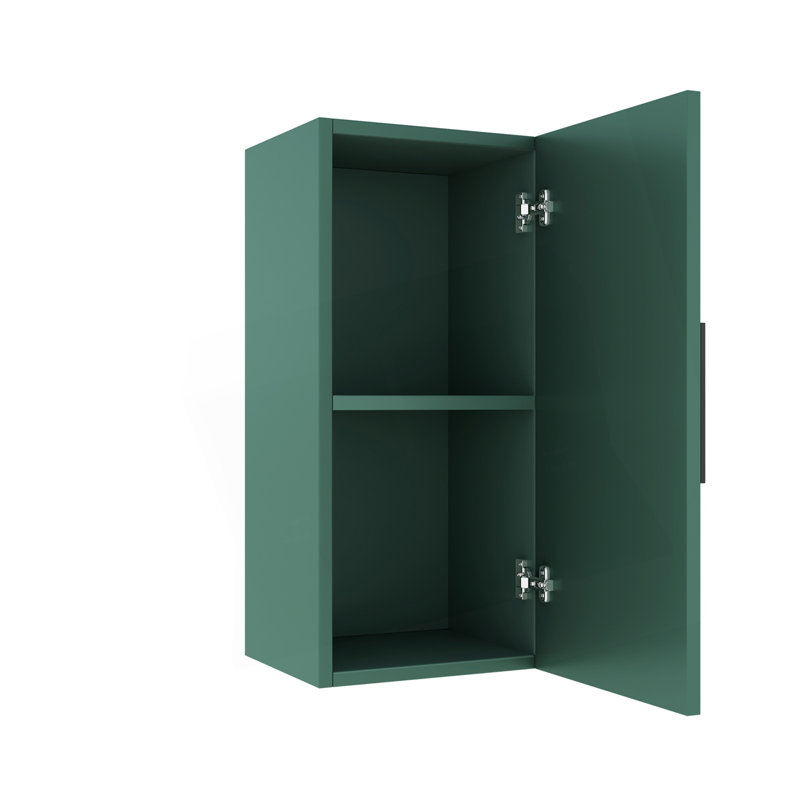 Armoire murale de meuble-lavabo flottant mural avec porte et tablette