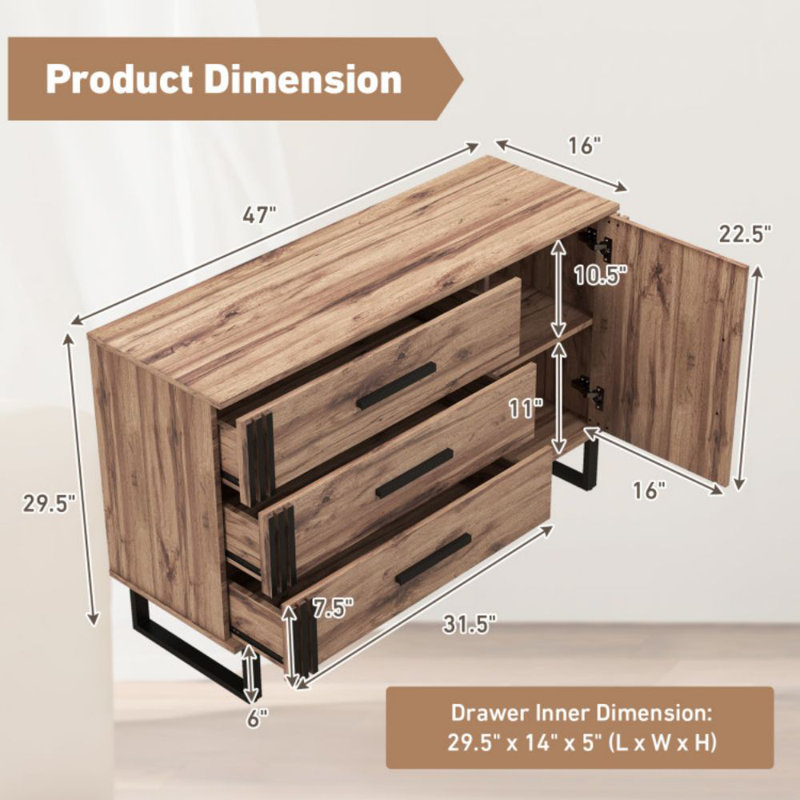 Dazia 47'' Sideboard