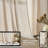 Linen blend Semi Sheer Curtains Rod Pocket Back Tab solid color Drapes（set of 2）-525499841-525499900