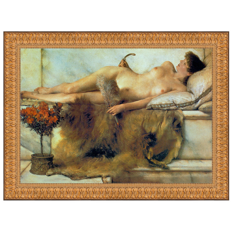 In The Tepidarium, 1881 Print by Lawrence Alma-Tadema, 30.5" H x 40.5" W x 1.75" D