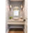 Azmira Frameless Polished Wall Vanity Mirror