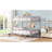 Full Over Full Metal Bunk Bed, Sliver-1525563246