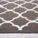 Rodgers Hand Woven Flat Weave Banana Silk/Wool/Cotton Geometric Rug in Brown