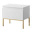 Moaad 49cm W Steel Bedside Table-138178910