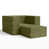 Moss Velvet Twill
