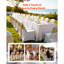 Stretch Folding Chair Covers, Polyester Spandex Chair Cover, Removable Washable Protective Slipcovers, Universal Fitted for Dining Party Wedding Banquet (White)