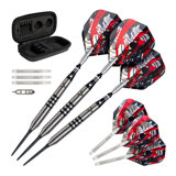 Viper Blitz 26 Gram 95 Percent Tungsten Steel Tip Darts with Storage Travel Case