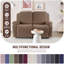 Fauteuil inclinable en jacquard avec siège élastique Wald 2 places-1054736261