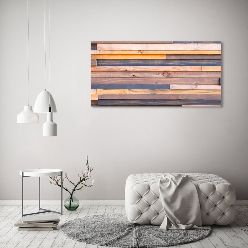 Wooden Wall - Wrapped Canvas Print