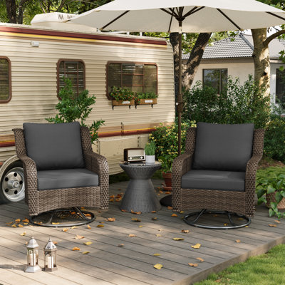 Outdoor 4'' Replacement Cushion Set Back Cushion With Retaining Clip