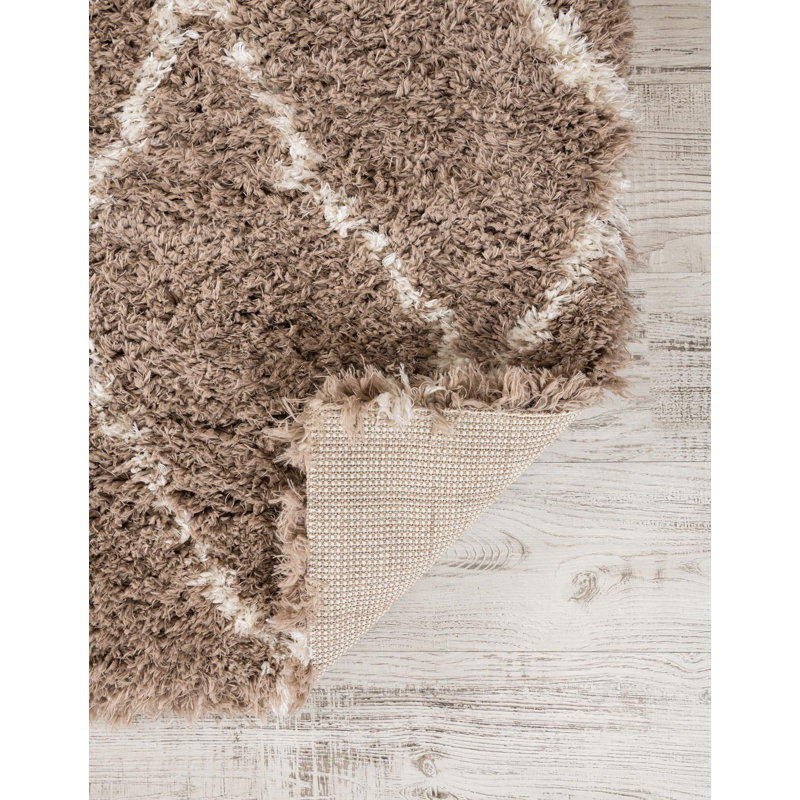 Tarquinio Rug, Rectangle 3'1'' x 5'3'', Brown
