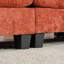 Repose-pieds Glam avec velours luxueux et coussin moelleux-121787940