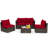 Tomchay 4 - Person Patio Conversation Set with Cushions-1011131467