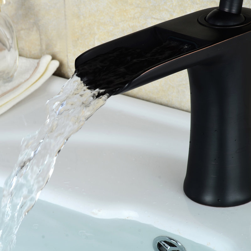 Single-handle Bathroom Faucet, Matte Black
