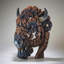 Sculpture buste de bison nord-américain Enesco