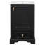 Meuble-lavabo de 20 po avec lavabo en céramique, porte à fermeture en douceur, tablette ajustable en forme de U, tiroir de compartiment et support de porte, style moderne, conception peu encombrante-123654614-123654617