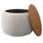 Repose-pieds rond avec rangement 26 po Modway Perla-97667386