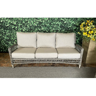 Wild Dunes 79'' Wide Patio Sofa with Cushions