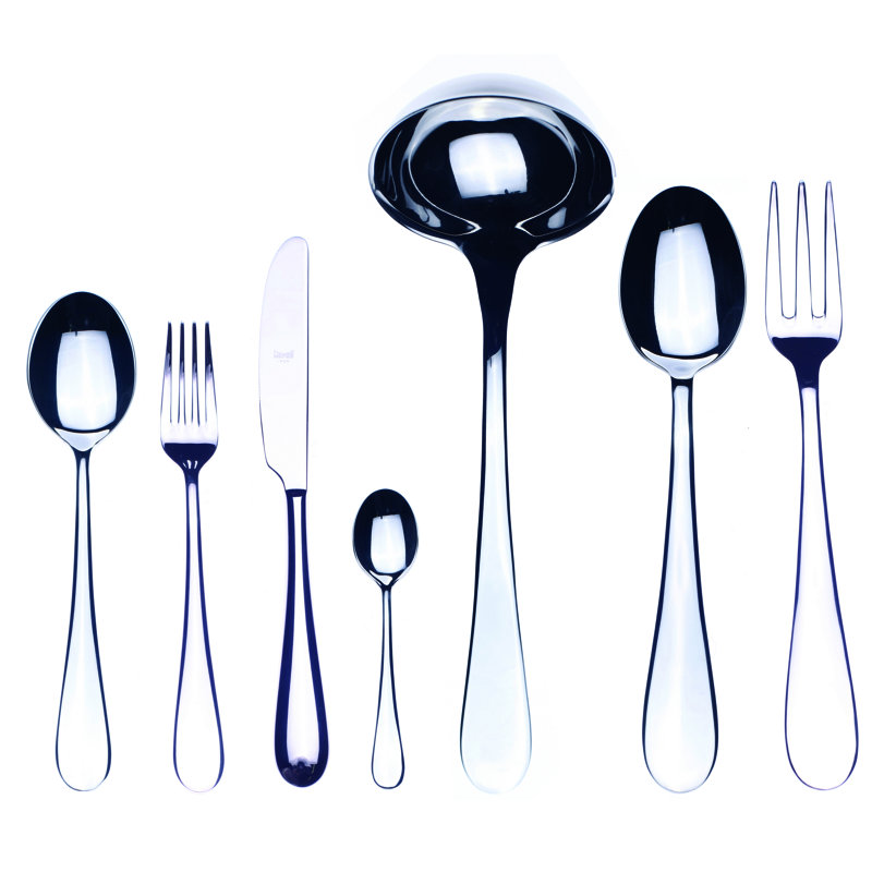 Ensemble de couverts Natura - 51 pièces - Acier inoxydable, Argent argent