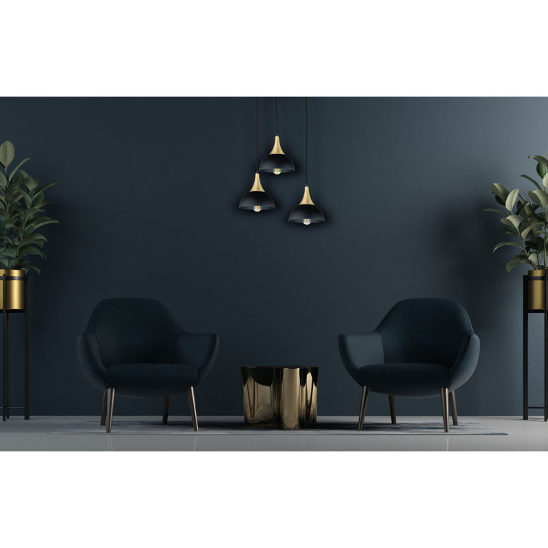 Kevan - Light Cluster Pendant, 24 H x 36 W x 36 D cm, 3
