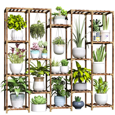 Support d'angle pour plantes d'intérieur