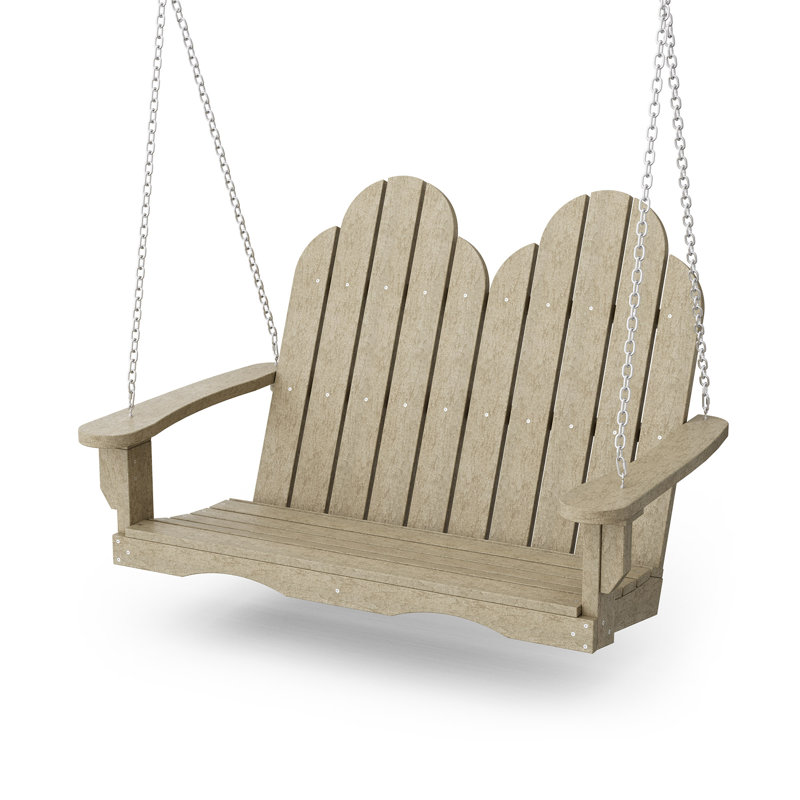 Balancelle classique Adirondack, Bois patiné