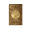 Peinture décorative sur toile en pin doré