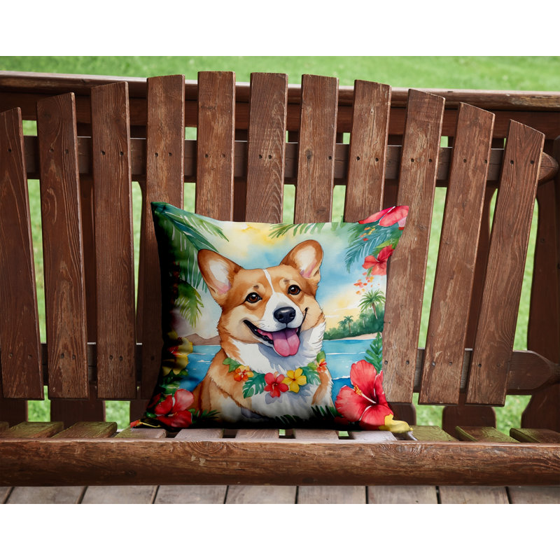 Coussin décoratif intérieur / extérieur Autre / Sans motif, H 14 po x l 14 po