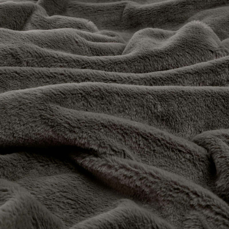 Raynette Throw Blanket, W200 x L240cm, Charcoal