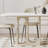 4 - Person Rectangular Sintered Stone tabletop Dining Table Dining Table Set-1568909020