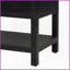Table basse durable en panneau de fibres à densité moyenne avec espace de rangement spacieux pour le salon Étude, assemblage facile-708630094