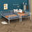 Esliabeth Twin Over Twin Metal Bunk Bed-695011262