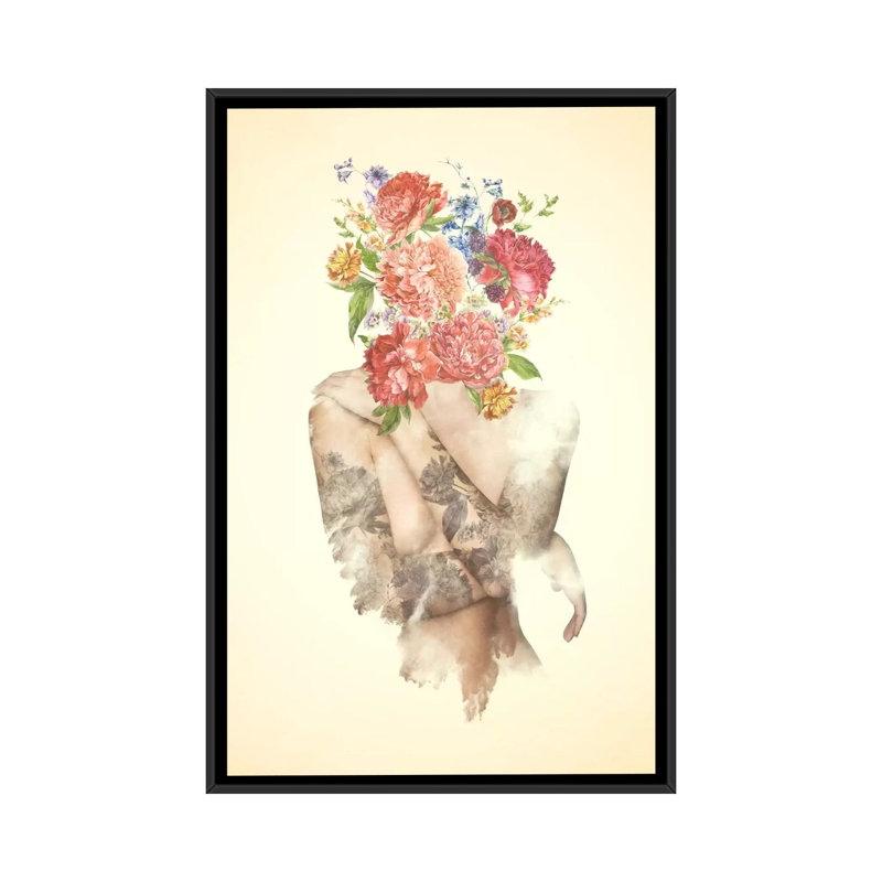 «Good News», reproduction sur toile, H 26 po x l 18 po x P 1,5 po, Toile avec cadre noir, Pas de tapis