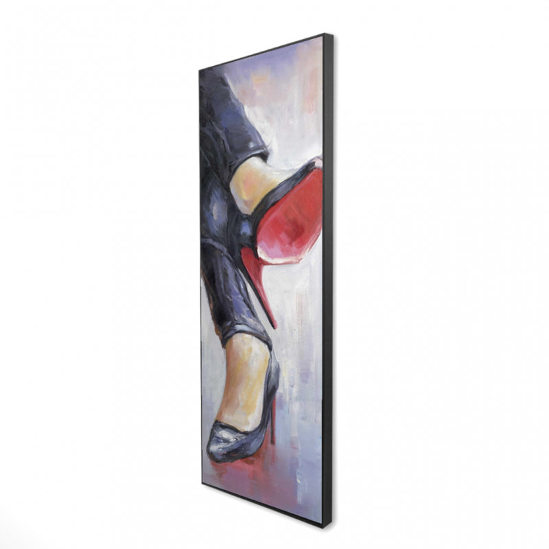«Crossed Legs And High Heels» sur toile, H 48 po x l 16 po