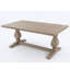 Table de salle à manger rectangulaire de 72 po de largeur avec finition en bois naturel