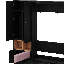 Grand lit escamotable avec canapé et tablettes de rangement, station de charge et lumière DEL, armoire murale escamotable en bois avec canapé et armoire de rangement-1221012692